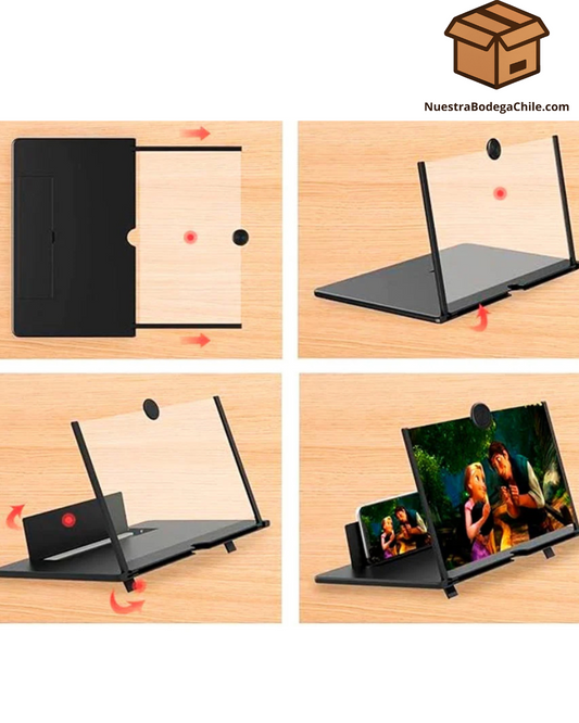 Ampliador de Pantalla Portátil HD para Celular