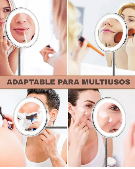 Espejo de Maquillaje con aumento x10